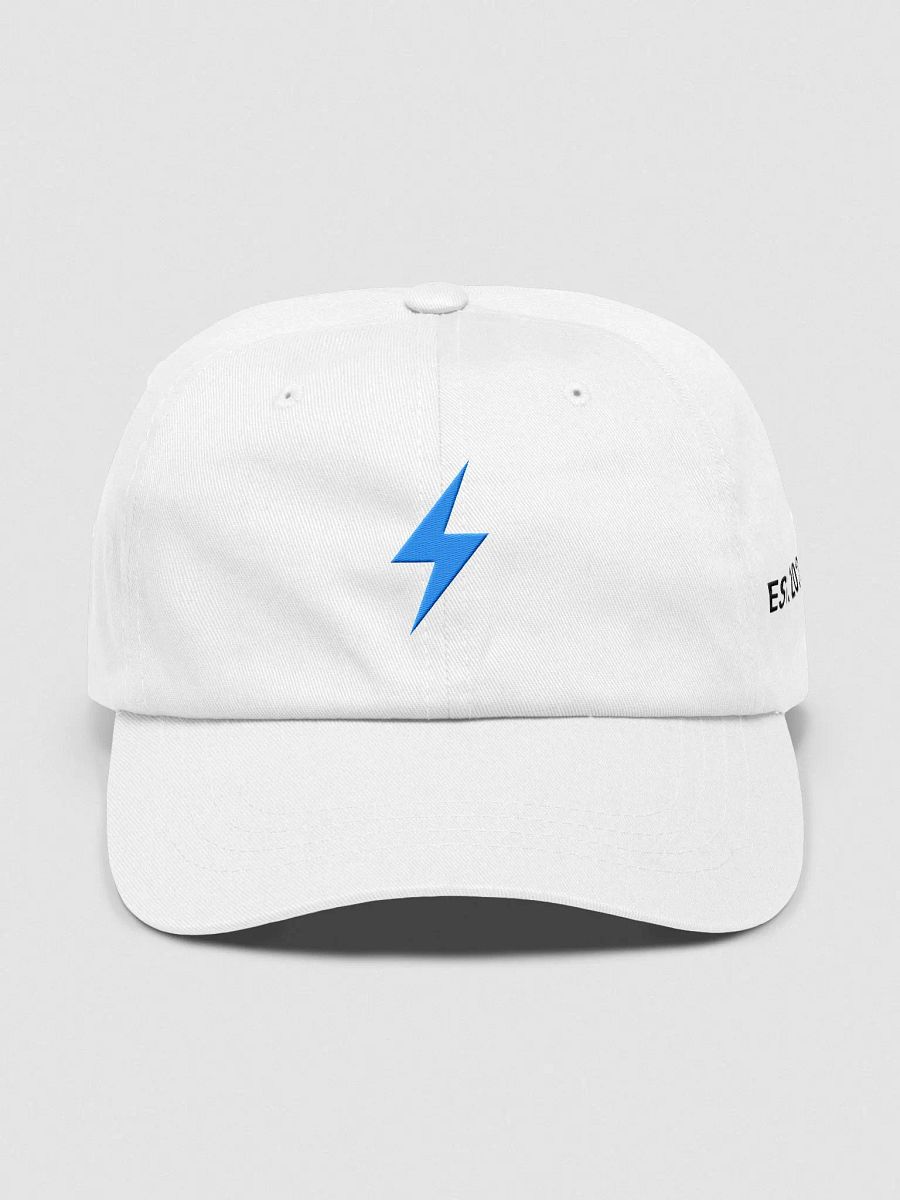 White VioBolt hat (no text) product image (1)