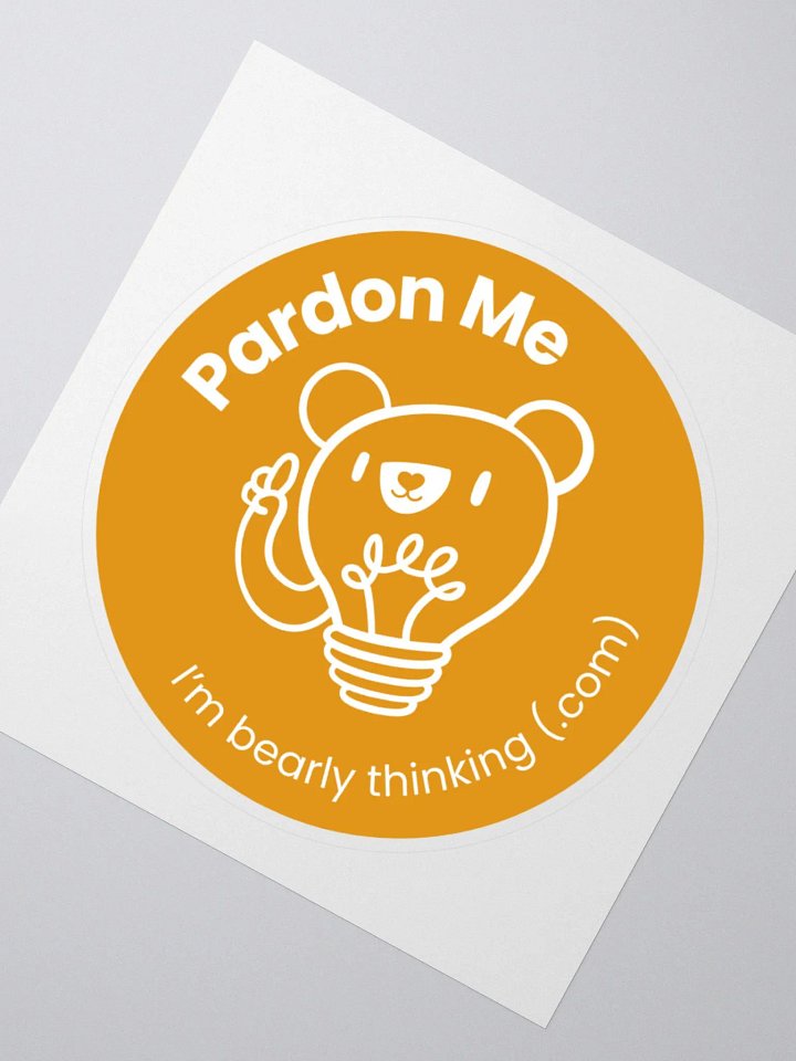 Idea Bear Kiss Cut Stickers product image (2)