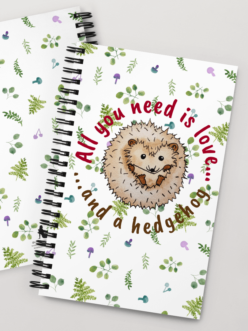 All You Need is Love And a Hedgehog Original Notebook product image (4)