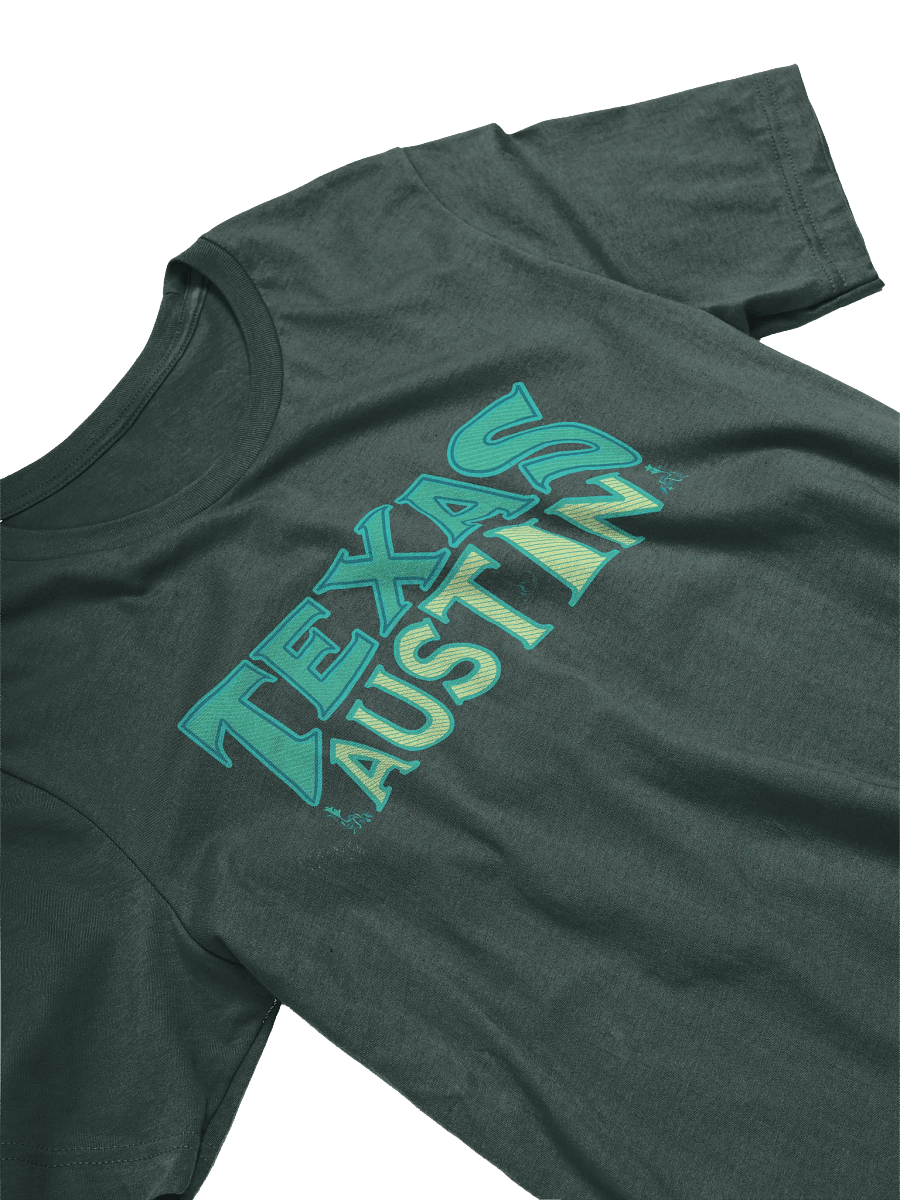 Austin Vibes Teal T-Shirt product image (6)