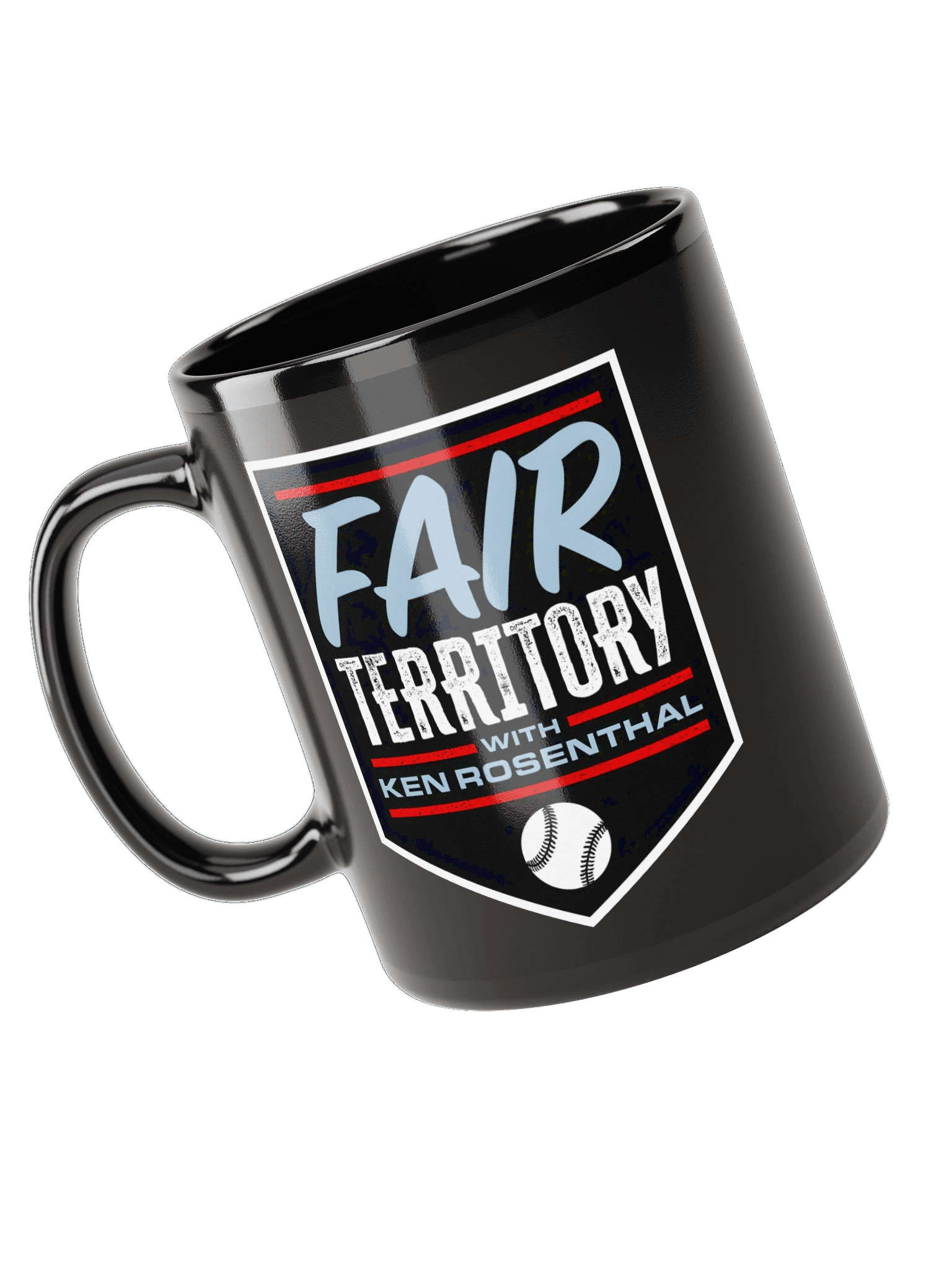 Fair Territory with Ken Rosenthal Glossy Black Mug product image (3)