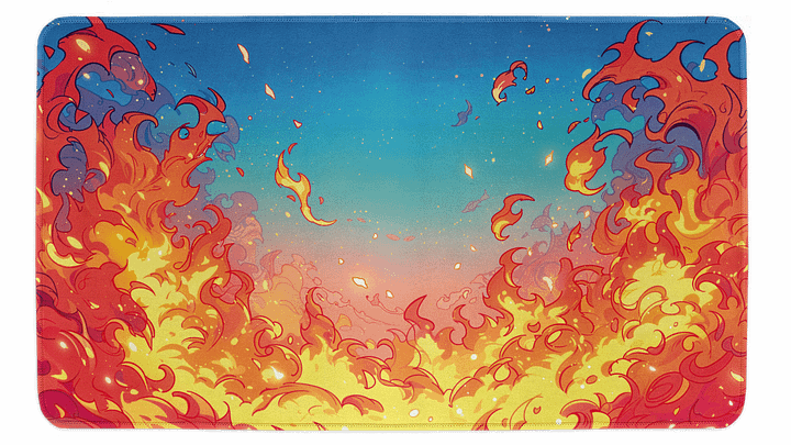 Fire & Flames Desk Mat product image (1)