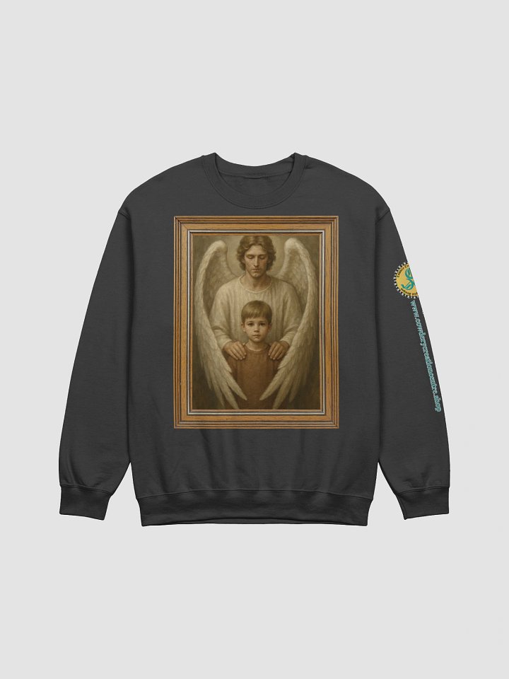 Angels Watch Over Them (Male) Gildan Classic Crewneck Sweatshirt Dark Colors product image (1)
