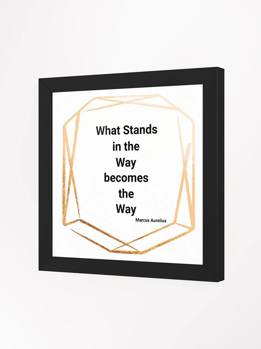 Stoic Motivational Wall Art The Way Marcus Aurelius product image (7)