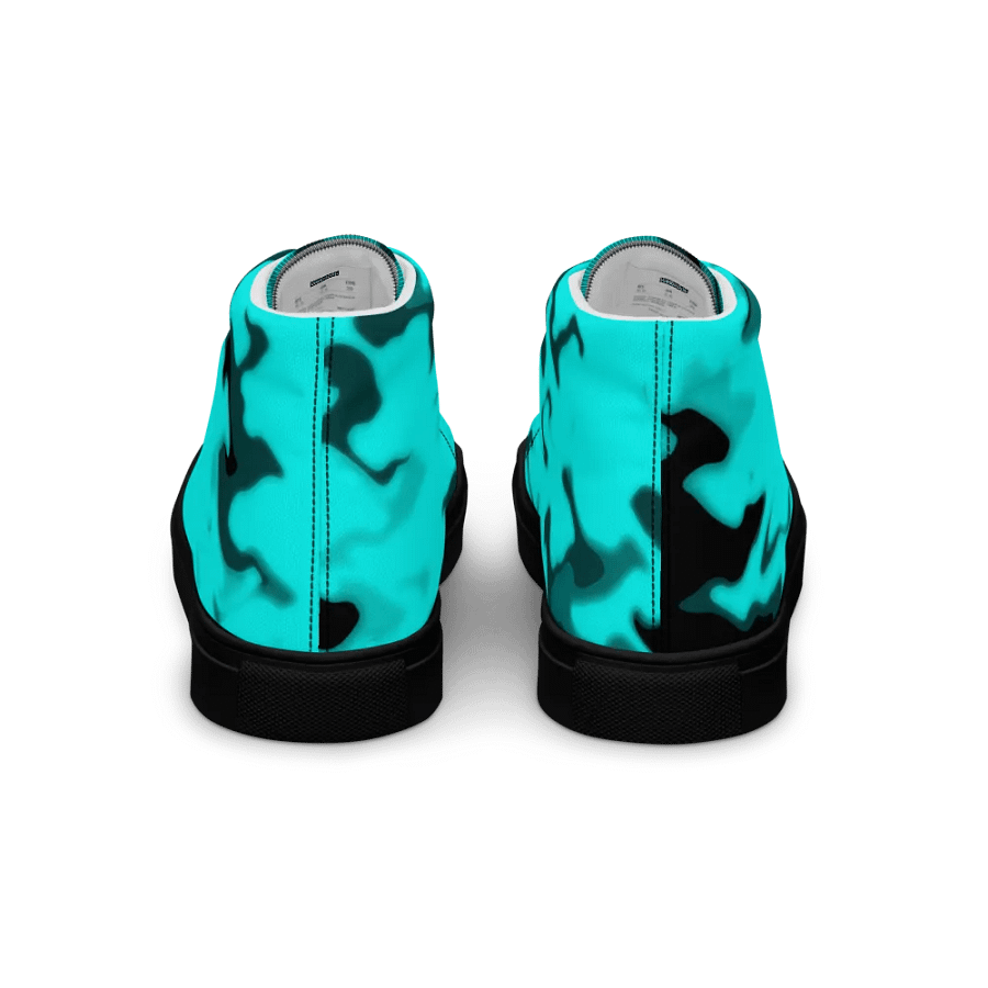 in the blue High Top Canvas shoes (womens) product image (5)