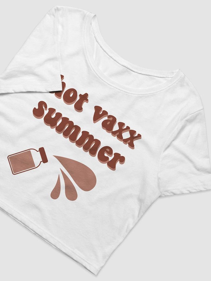 Vaccine Crop Tee (Pink & White) product image (2)