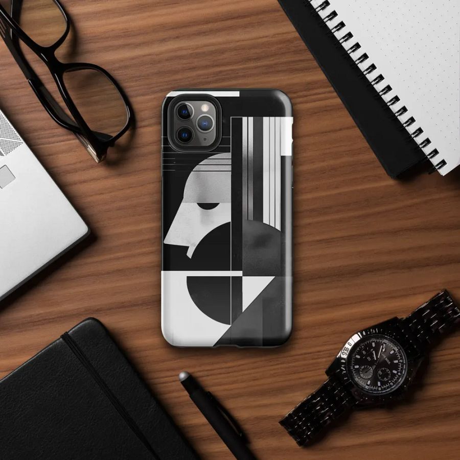 Abstract Persona 007 (Black) (Iphone Tough Case) product image (7)