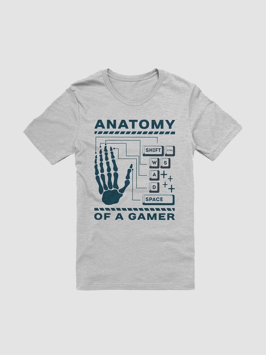 Funny WASD Anatomy of a Gamer Skeleton Hand T-Shirt product image (4)