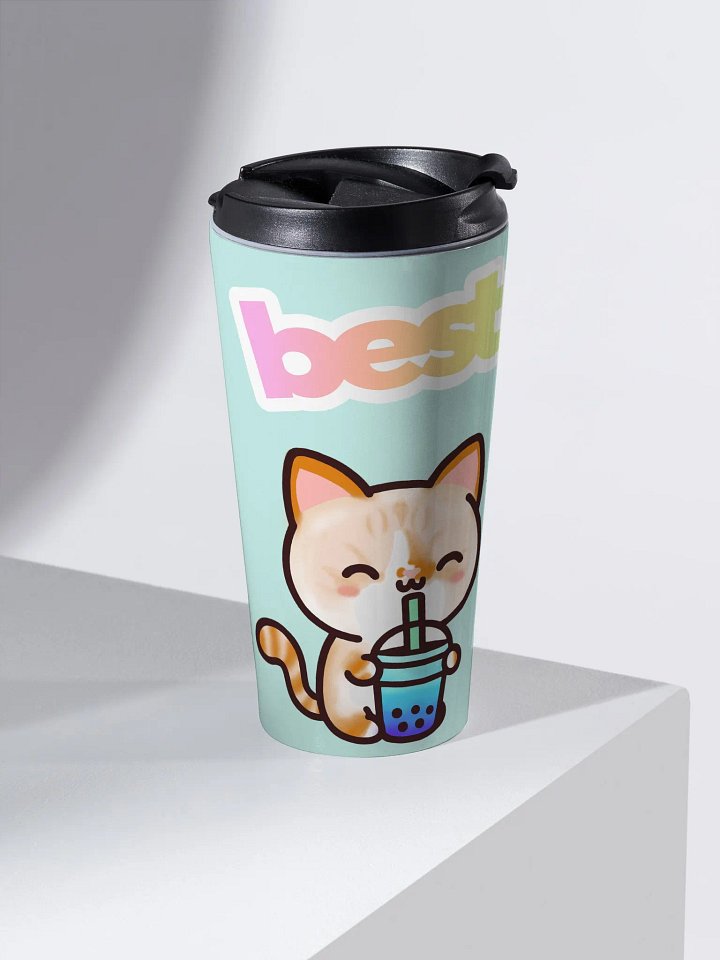Light Teal Best Teas Stainless Steel Travel Mug product image (2)