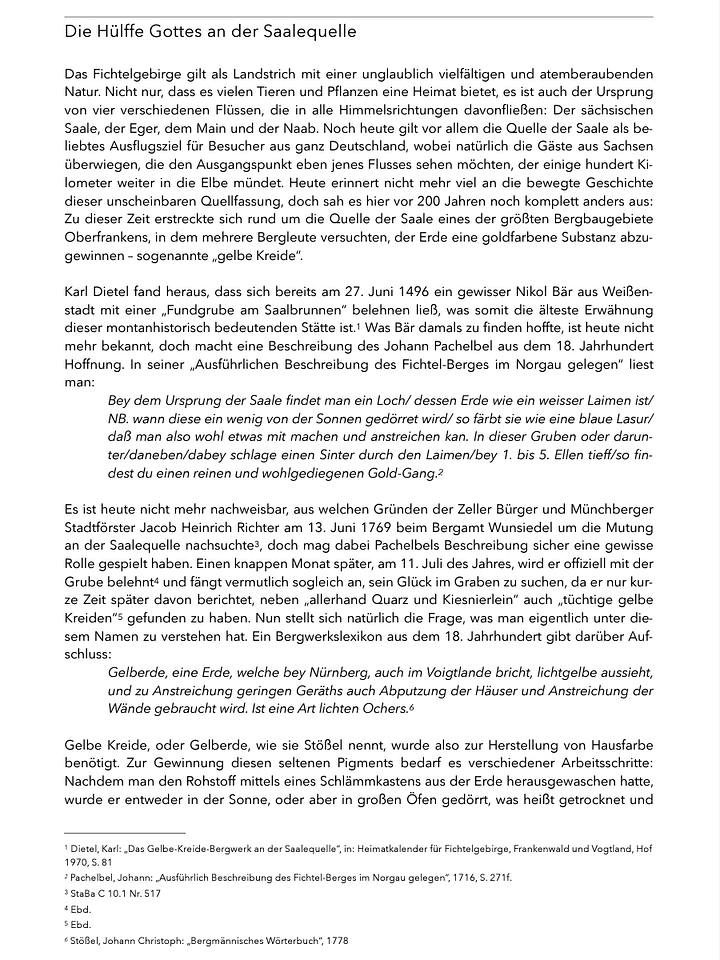 Das Bergwerk "Hülfe Gottes" an der Saalequelle product image (1)