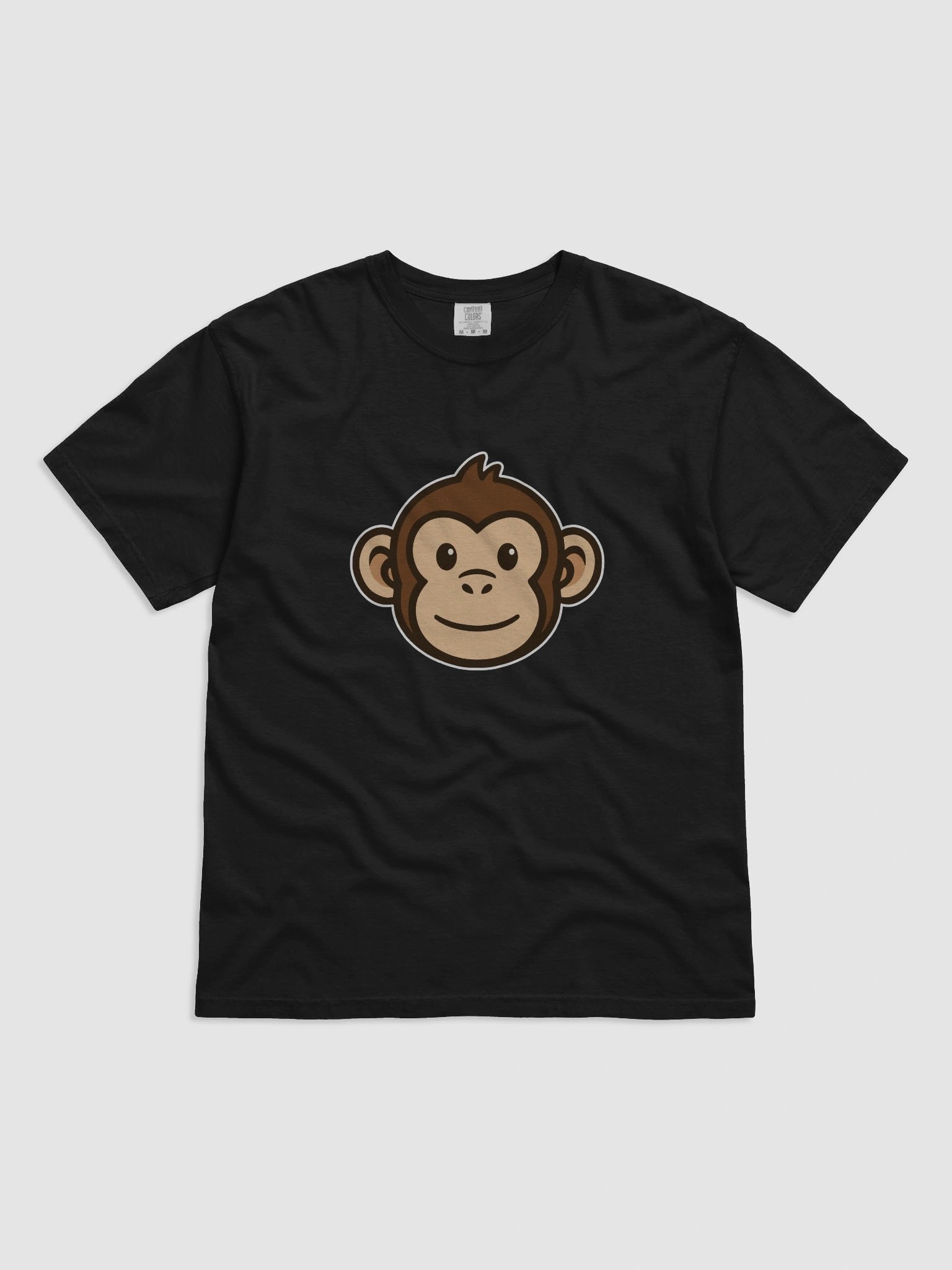 Monkey Face - Black T-Shirt product image (1)
