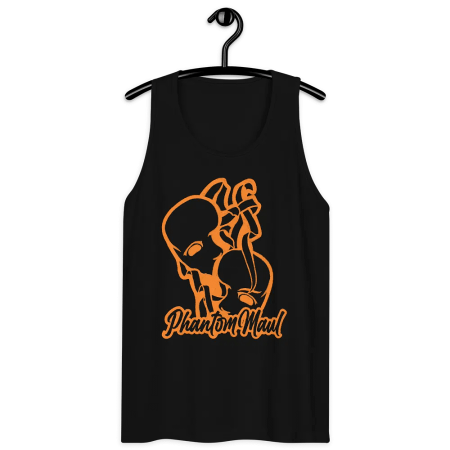 Orange Big Logo Men's Tank Top product image (23)