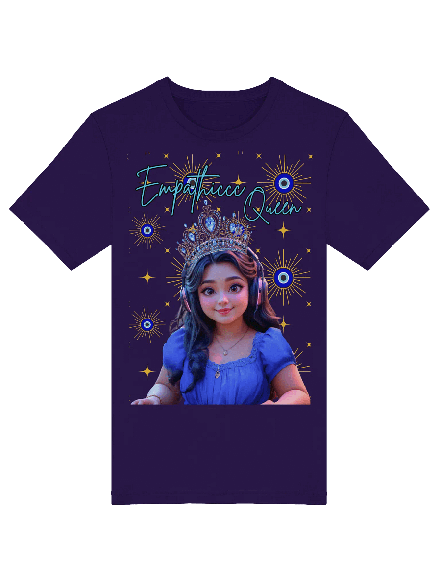 Empathic Queen Cartoon Crown T-Shirt product image (5)