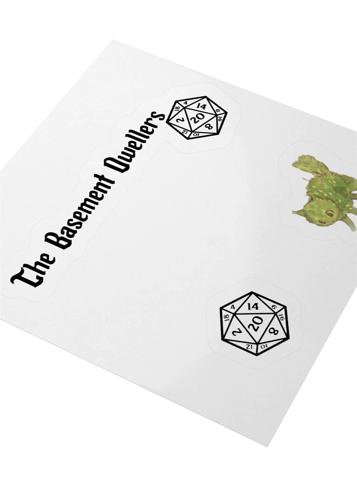three die cut stickers product image (3)