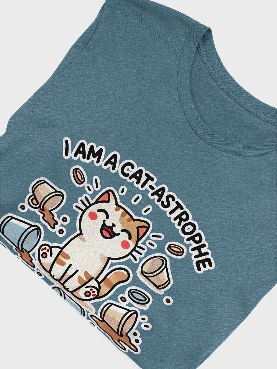 I am a cat-astrophe dark t-shirt product image (5)