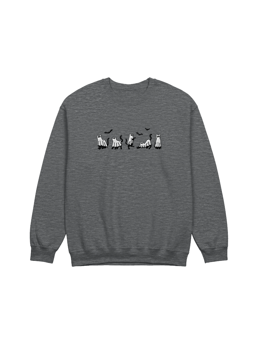 Embroidered Ghostly Cats Sweatshirt product image (2)