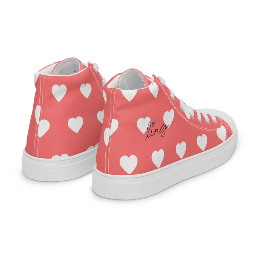 Lingling Kwong Valentine High Top Shoes (Pale Red) product image (22)