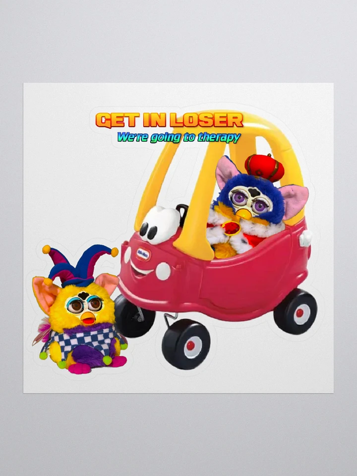 Get In Loser Chuckles Sticker product image (1)