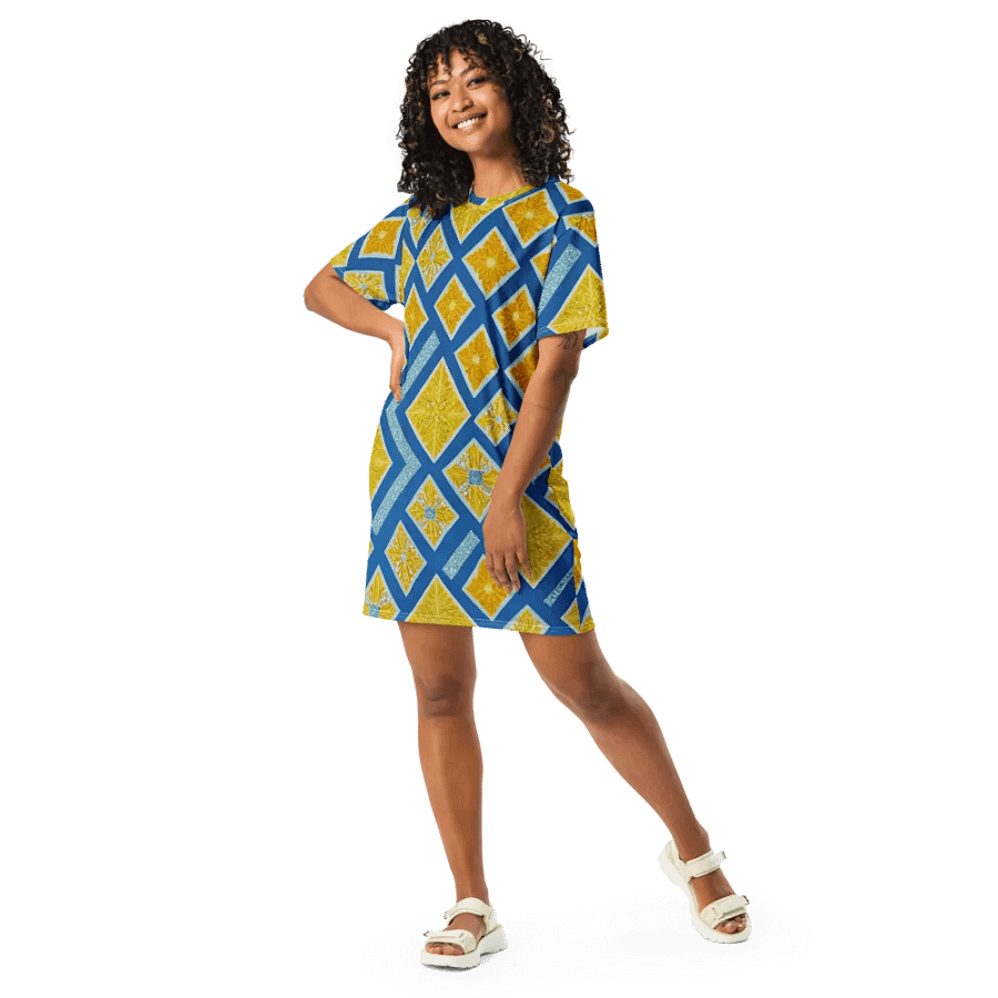 Diamond Dimension T Shirt Dress product image (1)