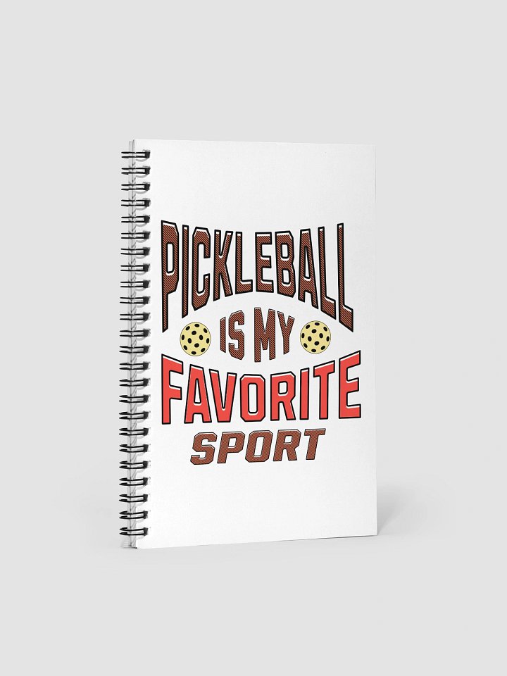 Pickleball Is My Favorite Sport Passion Spiral Notebook product image (2)