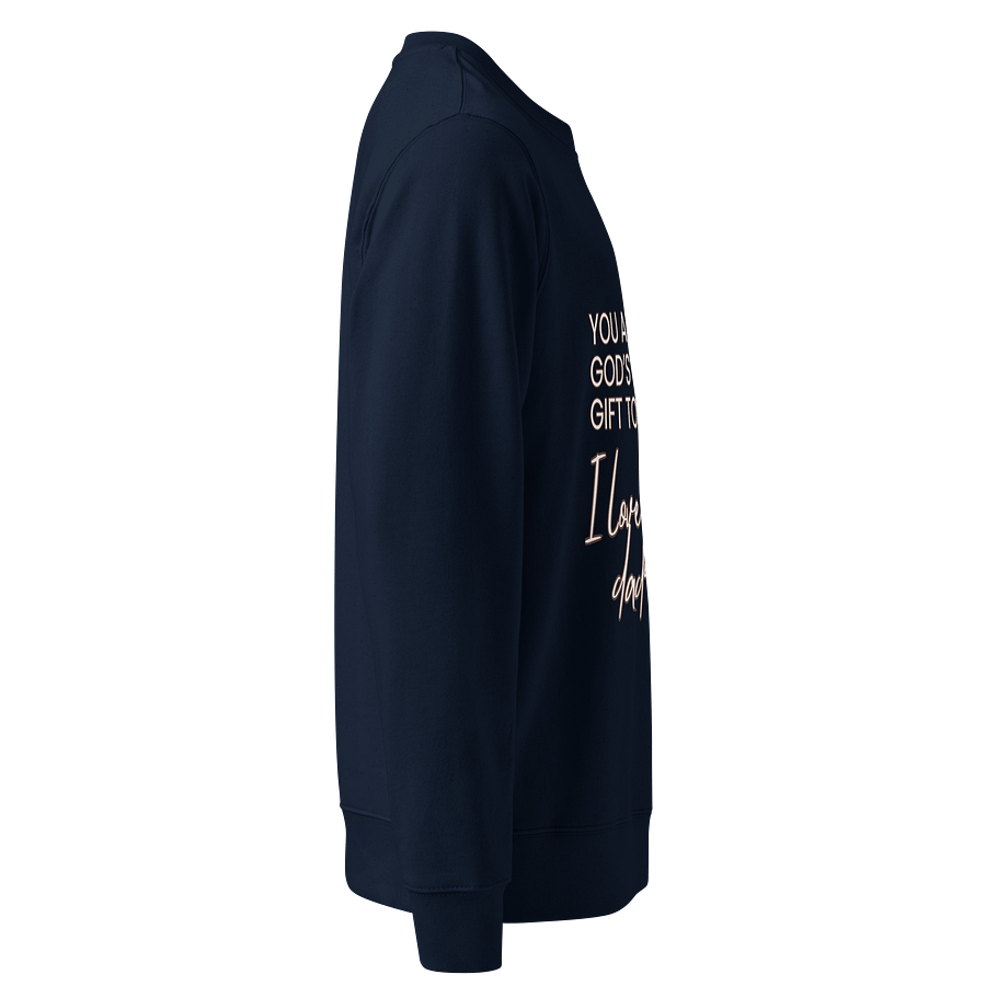 Dad's Gift Organic Sweatshirt product image (4)