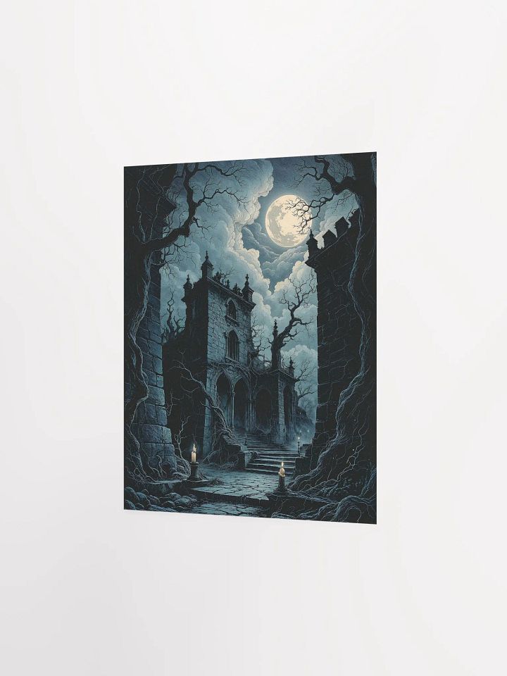 Moonlit Gothic Ruin Poster product image (16)