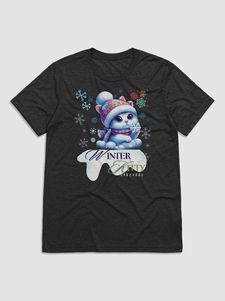 Winter Kitty -T-shirt design_Bella+Canvas Triblend Short Sleeve T-Shirt product image (1)
