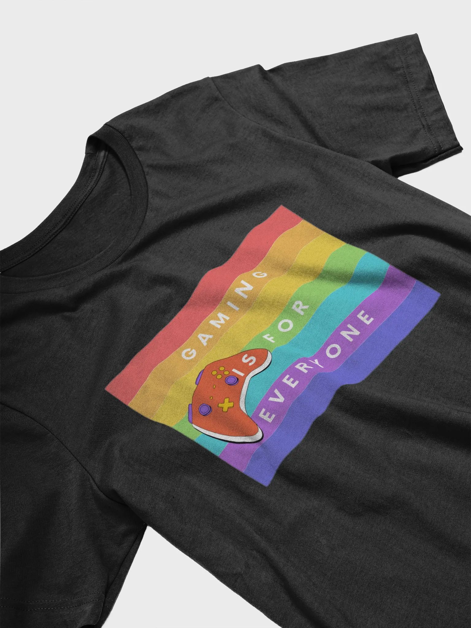 Gaming Is For Everyone Rainbow T-Shirt product image (3)