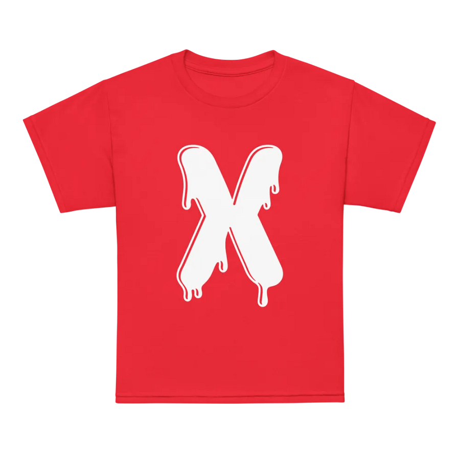 Melting Alphabet | Letter X | Youth Sports Tee product image (55)