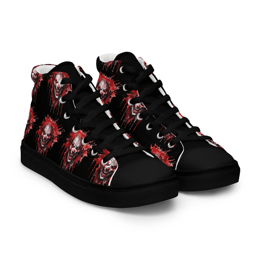 Sinister Clown Scream Men's High Tops product image (12)