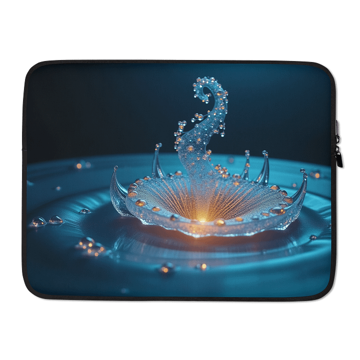 Lotus Spiral | Harmonic Fountain Laptop Sleeve product image (2)
