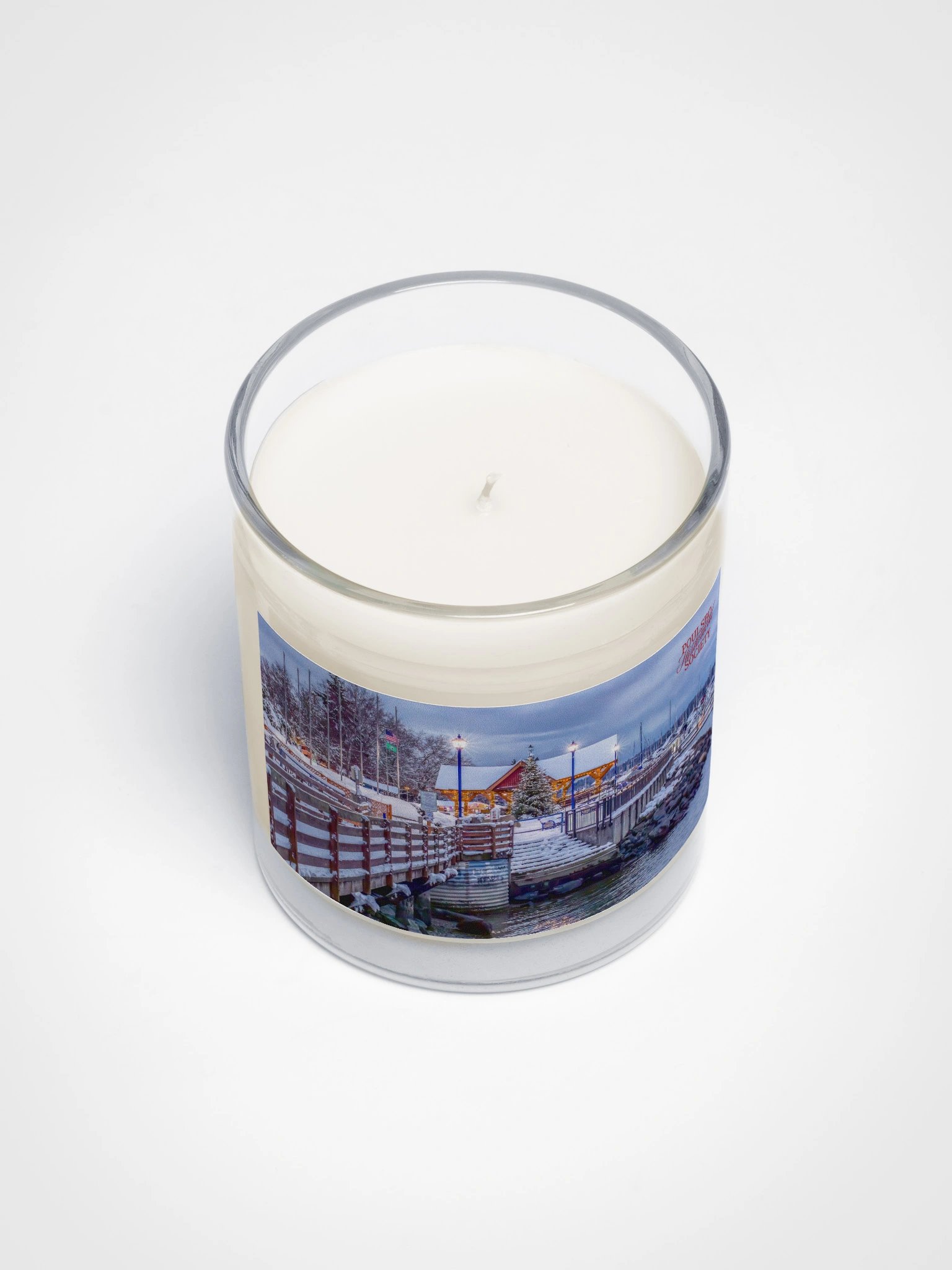 Poulsbo Waterfront Winter Soy Wax Candle product image (3)
