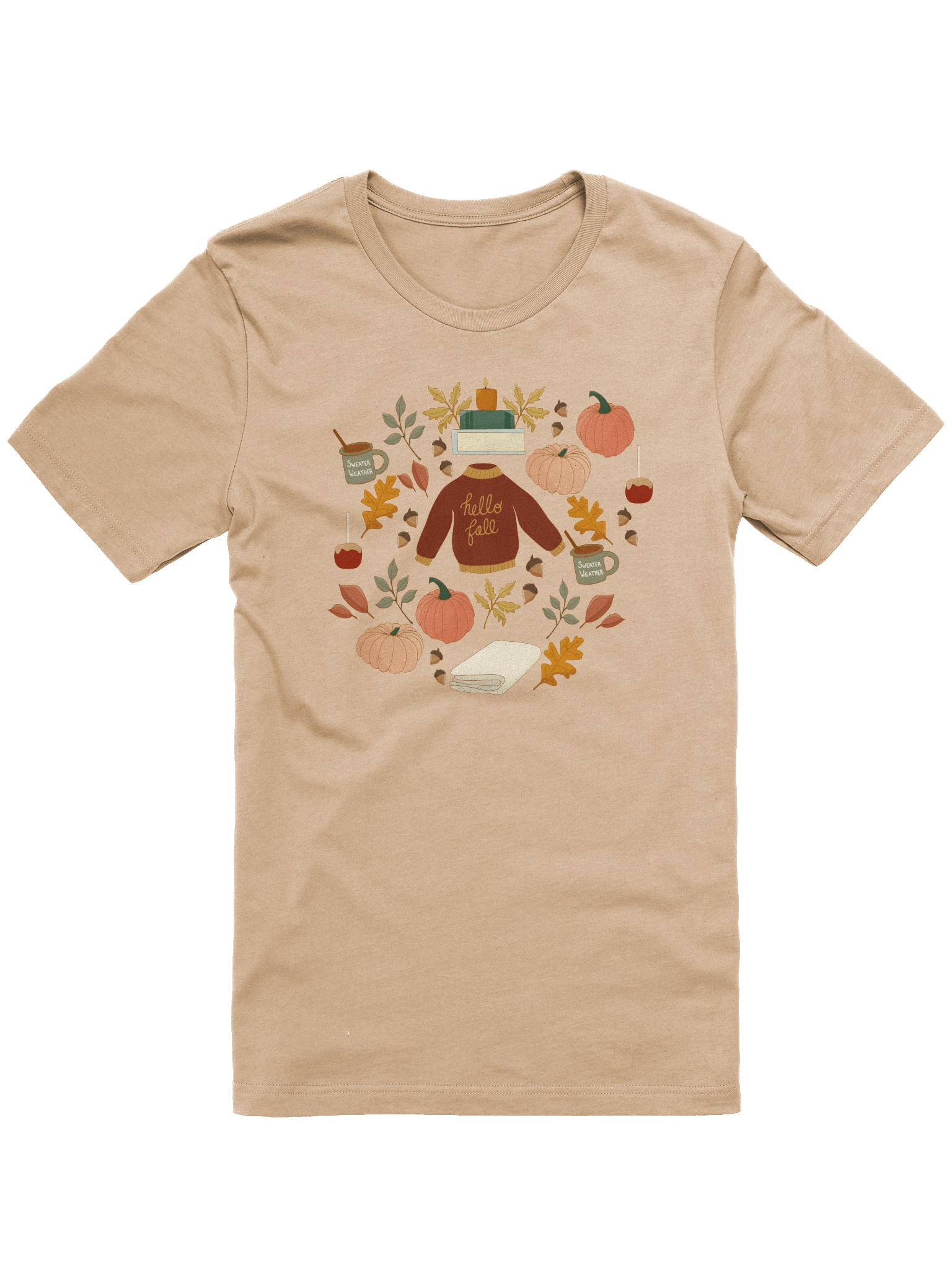 Cozy Fall Design Bella+Canvas Supersoft T-Shirt product image (2)