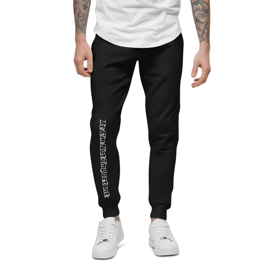 Unisex Fleece Joggers - Mr I'm Not Important product image (5)