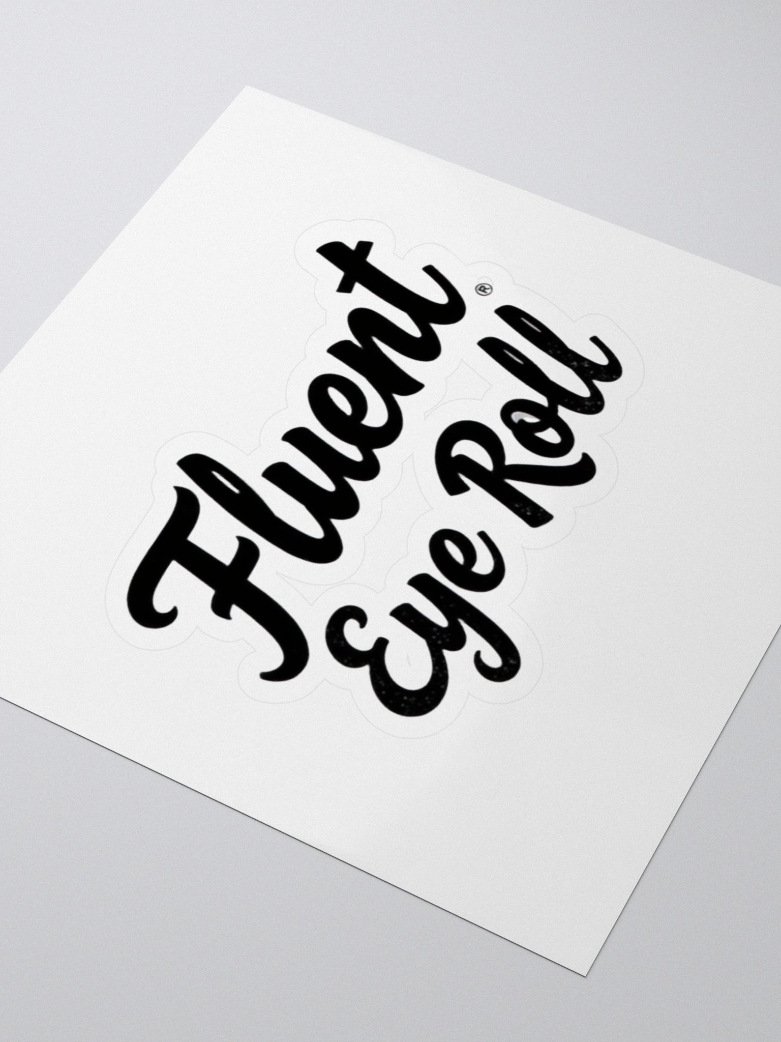 Fluent Eye Roll Kiss Cut Stickers product image (3)