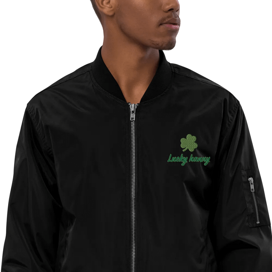 Lucky Hanny Four-Leaf Clover Bomber Jacket product image (1)