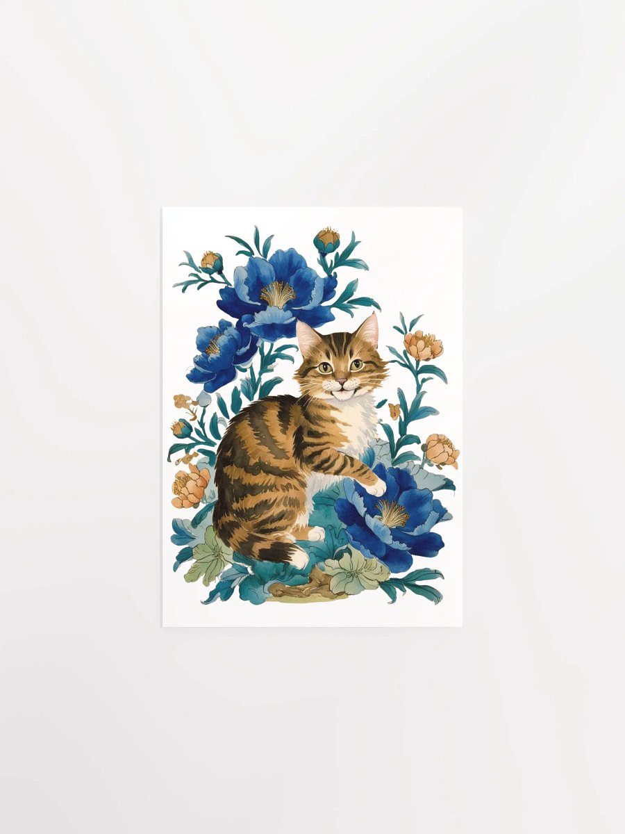 Whiskers Among Flowers Poster product image (2)