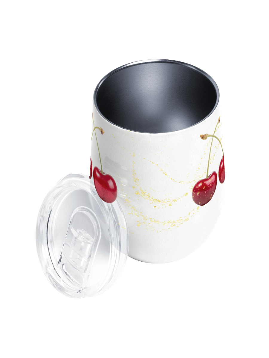 Cherry Glitz Wine Tumbler gift for trendy ladies girls moms colleagues product image (3)