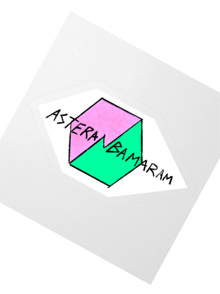 Asteran Bamaram Hexagon design stickers product image (4)