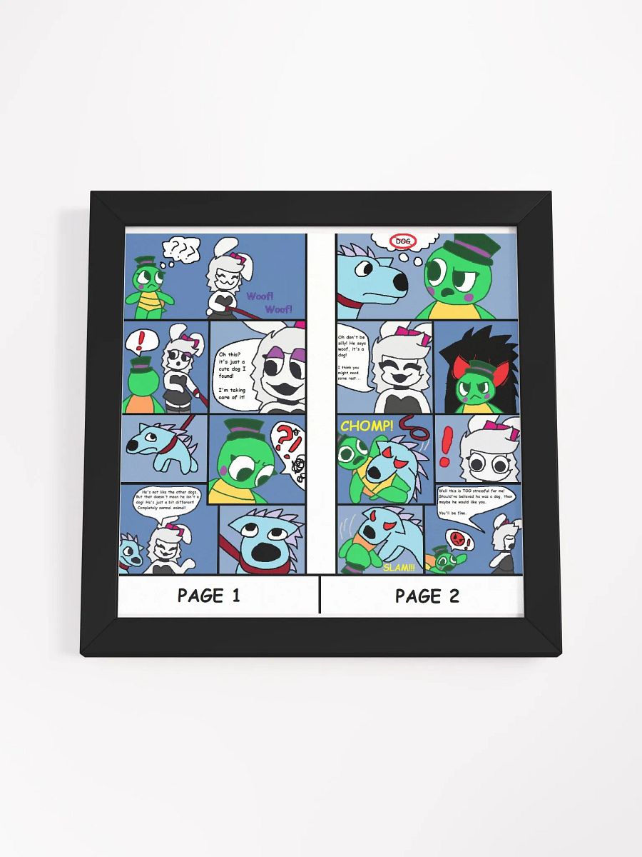 Nonsense with Slinky & Turtle Issue #1 Framed Print product image (8)