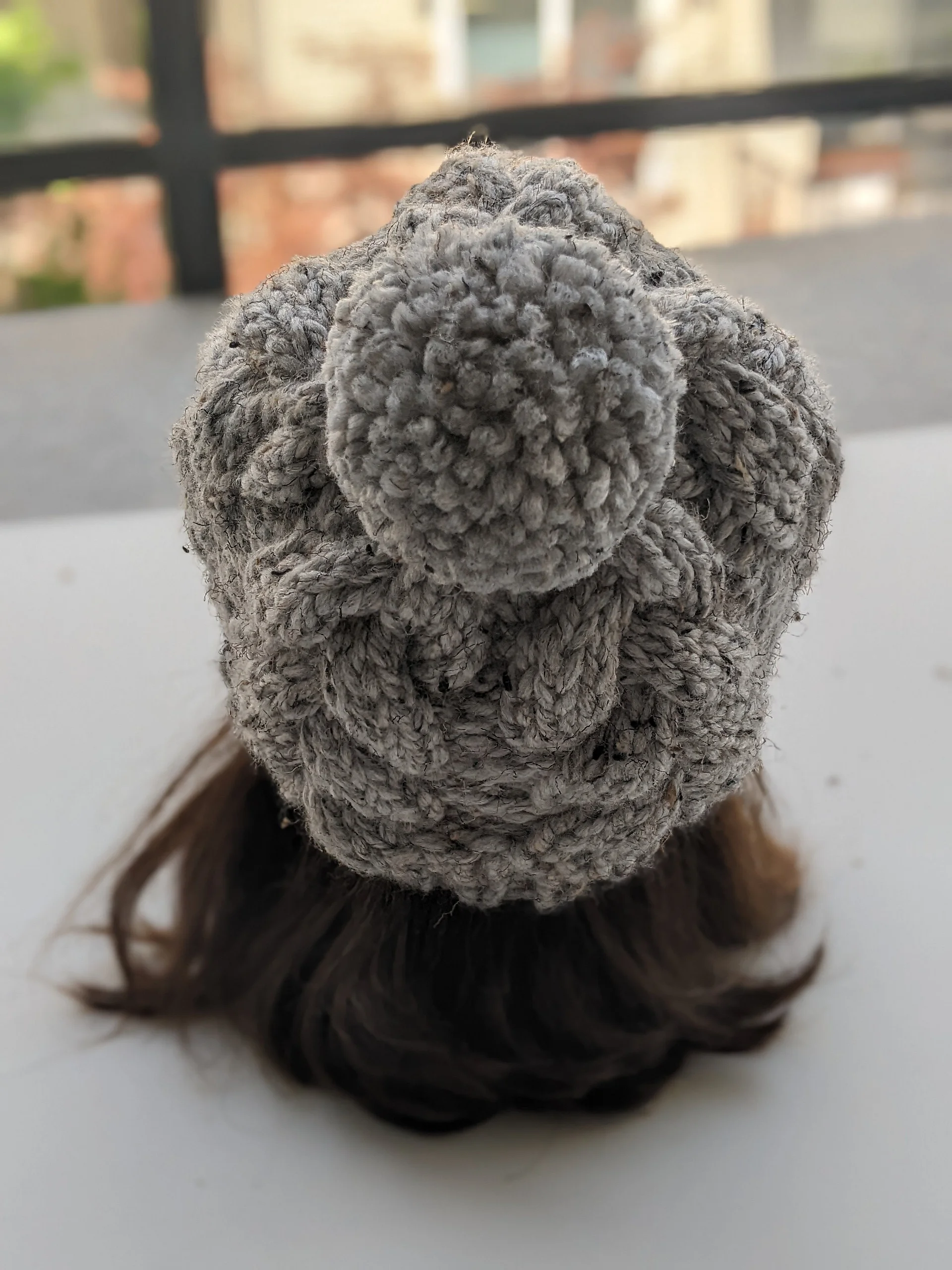 Chunky Cable Beanie Knitting Pattern product image (10)