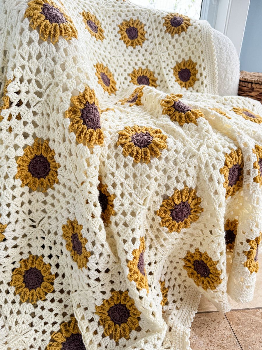 Summer Sunshine Blanket Crochet Pattern product image (6)