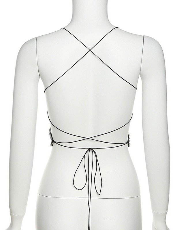 Women's Fashion Halter Backless Bow Vest product image (9)