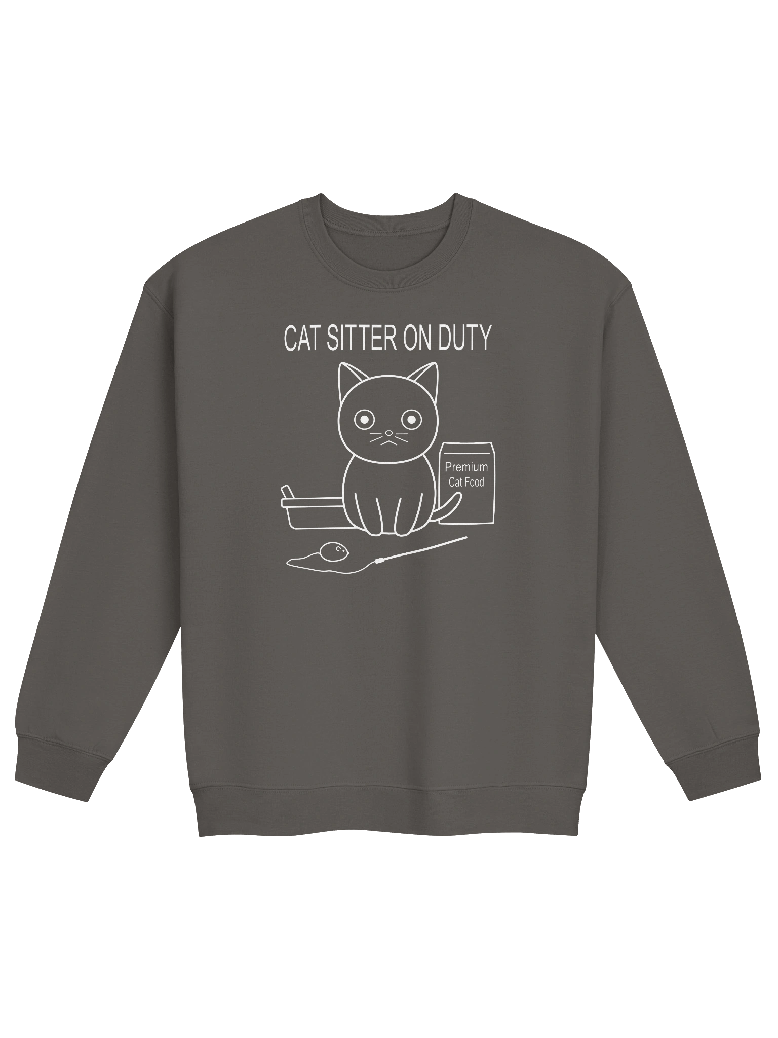 Cat Sitter on Duty - Unisex Adult Sweatshirt product image (10)