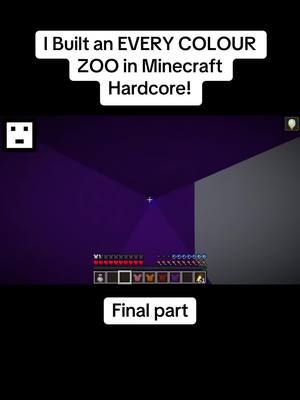 I built an every colour zoo in Minecraft hardcore! Watch the full video on YouTube at LockDownLife. Link in bio #Minecraft #minecrafthardore #lockdown #lockdownlife #zoo #everycolour #hardcore #built 
