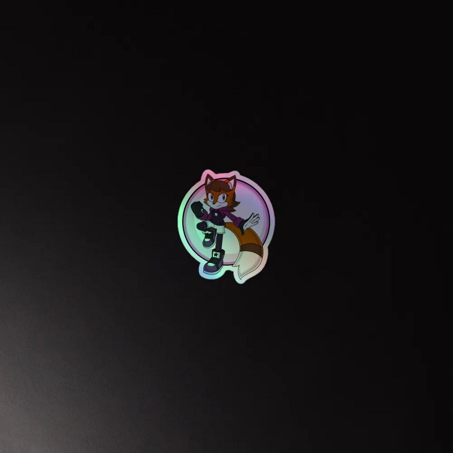 Cinder Adventure Holographic Sticker product image (4)