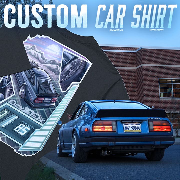 CUSTOM CAR SHIRT/STICKER product image (1)