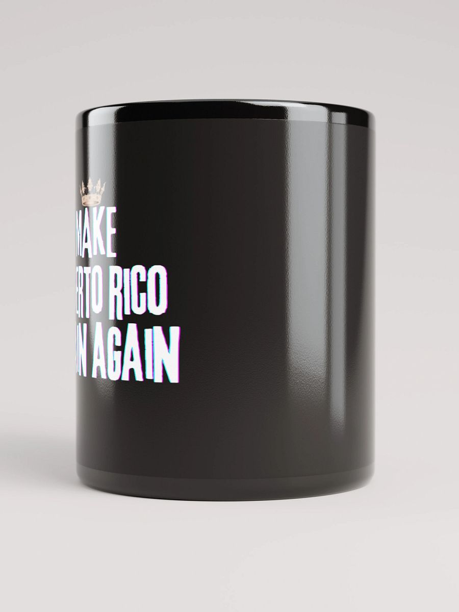 Taza cerámica negra- Make Puerto Rico Spain Again product image (5)