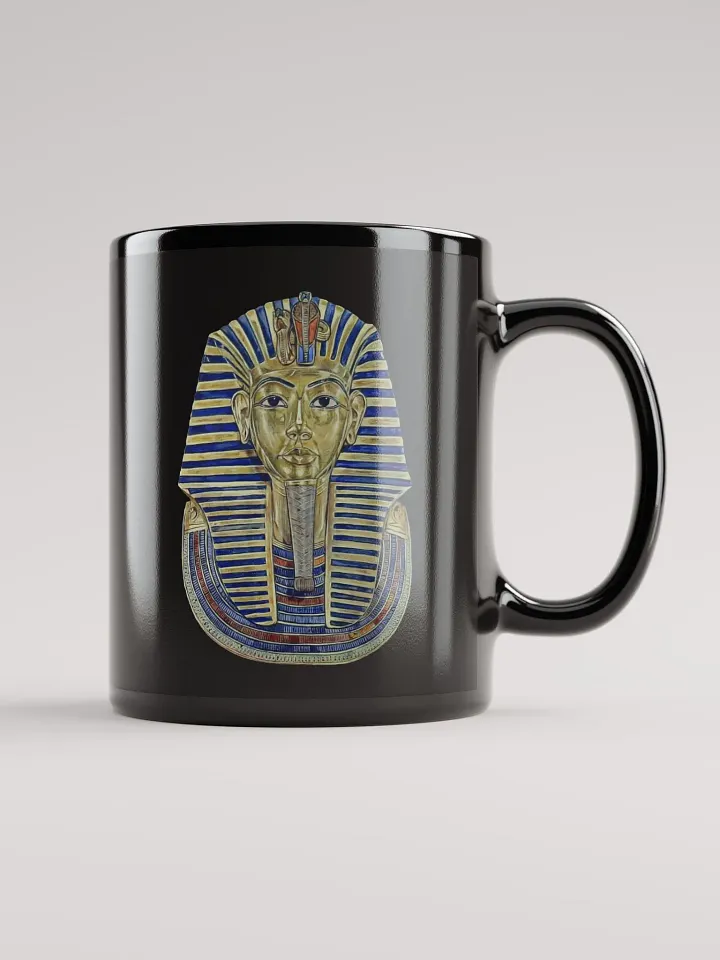 Tutankhamun Mask Mug (Black) product image (2)