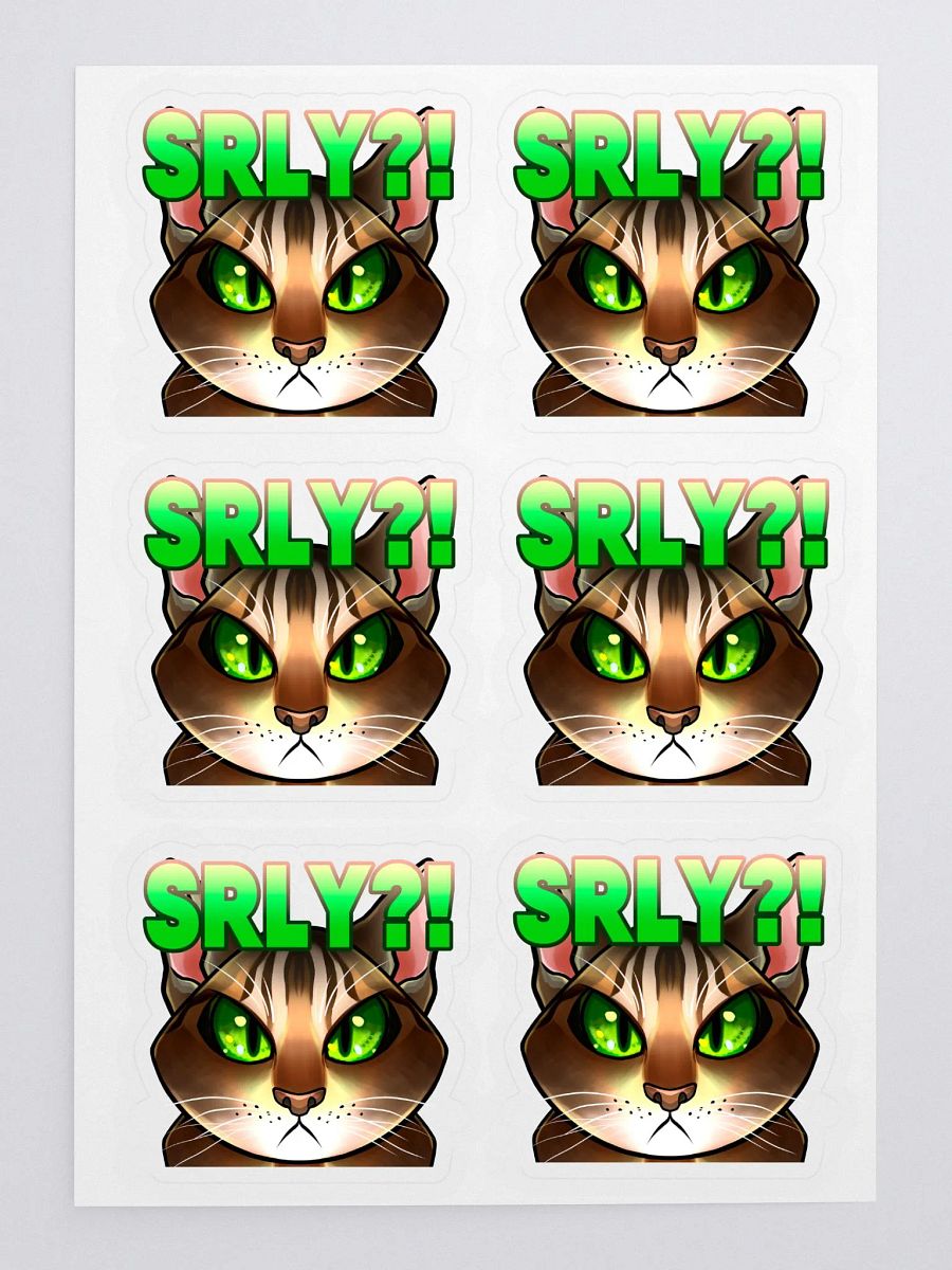 SRLY??! stickers product image (1)